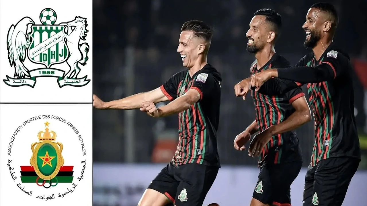 الجيش الملكي يواجه الدفاع الحسني الجديدي في الدوري المغربي اليوم